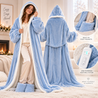 Powder Blue full-length CozyNest styling concept showing front, back and integrated foot-pocket concept