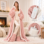 Blush Pink full-length CozyNest styling concept with controller and pocket detail
